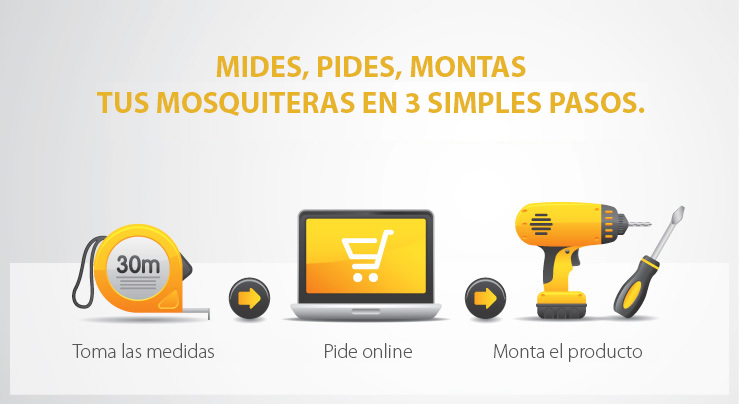 Mosquitera adaptar en 3 clics