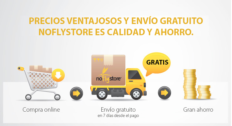 ¡El envío de las mosquiteras es gratuito en Noflystore!